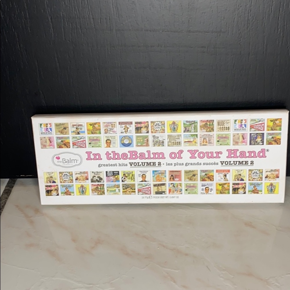 The balm cosmetics In the balm of your hand